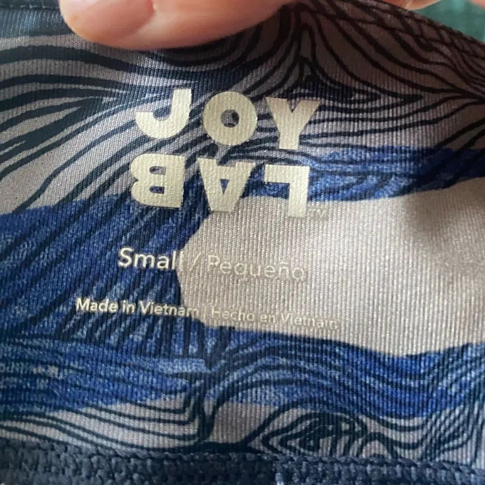 Joy Lab navy/silver print Legging size S - Picture 2 of 6